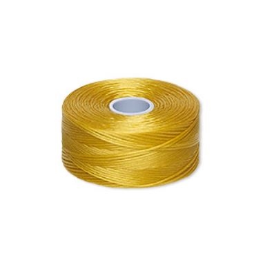 C-lon®, perletråd, gul, 71 meter